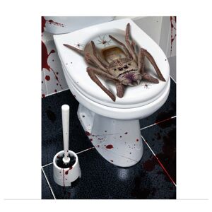 Guirca Dekorácia na toaletnú dosku - Pavúk