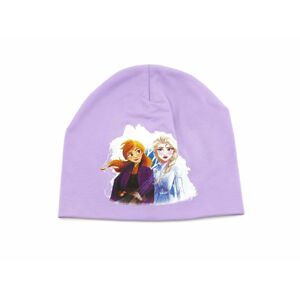 Setino Dievčenská bavlnená čiapka - Frozen, fialová Veľkosť čiapky: 52