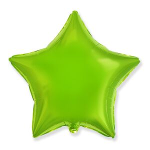 Godan Fóliový balón hviezda - svetlozelený 47 cm