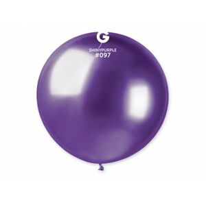 Gemar Guľatý chrómový balónik SHINY fialový 80 cm