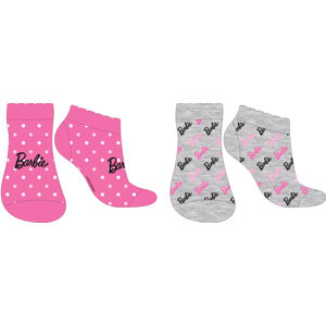 EPlus Sada 2 párov detských ponožiek - Barbie Veľkosť ponožiek: 23-26