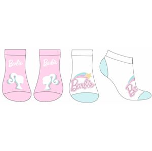 EPlus Kotníkové ponožky - Barbie 2 ks Veľkosť ponožiek: 27-30