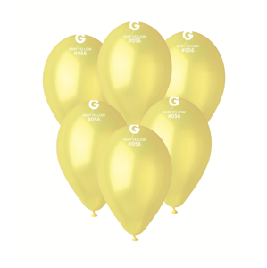 Gemar Balón metalický - Baby žltá 26 cm 100 ks