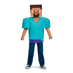 Epee Detský kostým Minecraft - Steve Veľkosť - deti: L