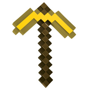 Epee Minecraft krompáč - zlatý