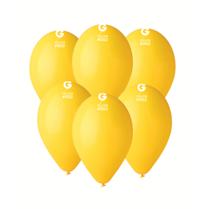 Gemar Balón pastelový - Žltý 30 cm 100 ks