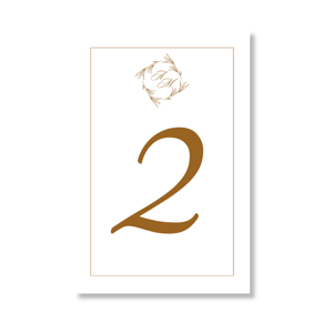Personal Číslo stola - Golden Exquisite Počet kusov: od 11 ks do 30 ks