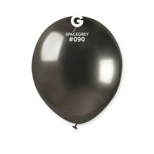 Gemar Balónik chrómový - šedý 13 cm 100 ks