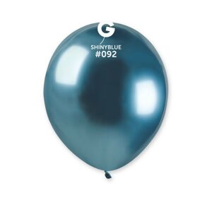 Gemar Balónik chrómový - modrý 13 cm 100 ks