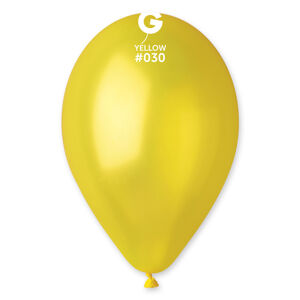 Gemar Balónik metalický žltý 26 cm 100 ks