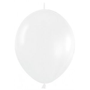 Balónik SPOJOVACIE pastelové biele 1ks
