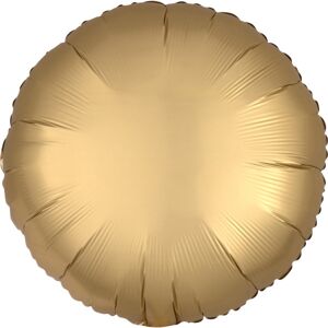 BALÓNIK fóliový Kruh zlatý 43cm