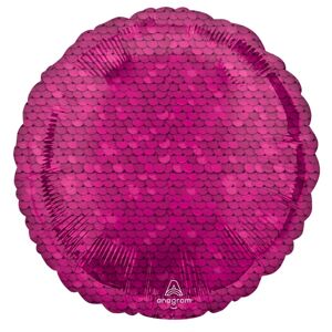Balónik fóliový Šupiny ružové 43 cm