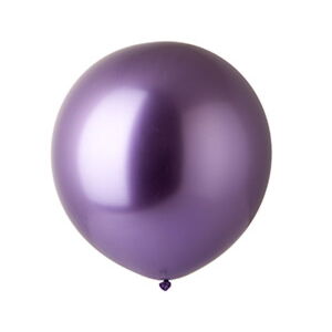 Balónik latexový 48 cm chrómový fialový 1 ks