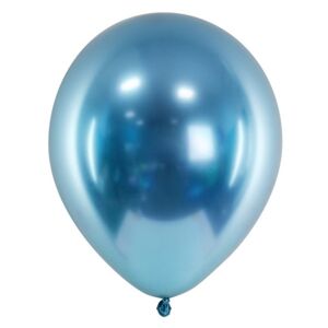 Balónik latexový lesklý Glossy modrý 30cm 50ks