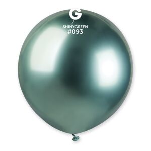 Balónik chrómový latexový zelený 48 cm 1 ks
