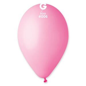 Balónik latexový pastelový ružový 30 cm 1 ks
