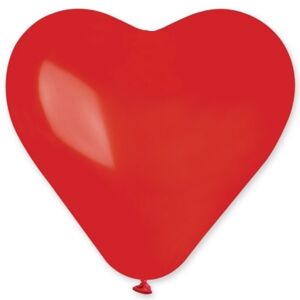 Balónik srdce 26cm červené 1ks