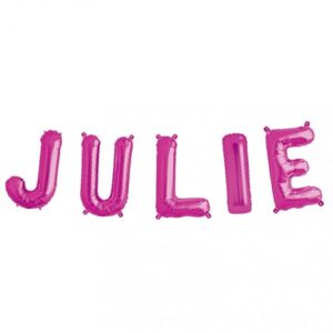Balónikové meno Julie