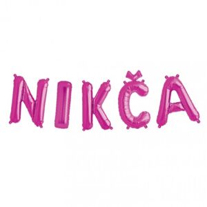 Balónikové meno Nikča