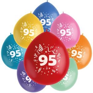Balóniky latexové na zavesenie Color Pop "95" mix farieb 23 cm 8 ks