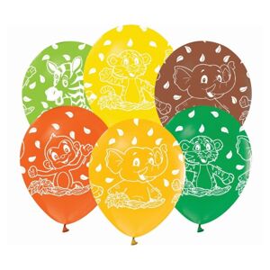 Balóniky latexové zvieratka mix farieb 30 cm 5 ks