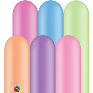 Balóniky modelovacie mix farieb Neon 152/5 cm, 100 ks