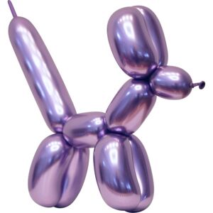 Balóniky modelovacie platinové fialové 5x152 cm 50 ks
