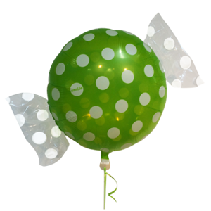 Balón fóliový Cukrík zelený