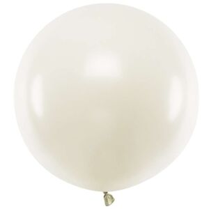Balón latexový pastelový svetlo krémový 60 cm