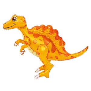 Balónik fóliový 4D Spinnosaurus oranžový 75 x 60 cm