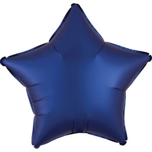 Balónik fóliový Hviezda saténová námornícky modrá 48 cm