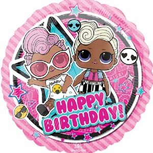 Balónik fóliový Lol Surprise Glam Birthday 43 cm