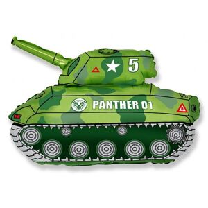 Balónek fóliový Tank zelený 62 cm