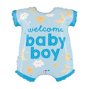 Balónik fóliový Welcome Baby Boy 79 cm