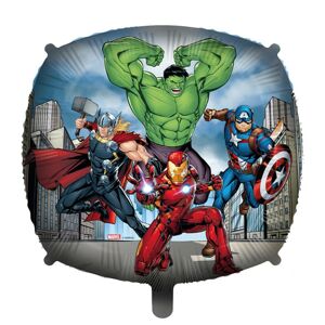 Balónik fóliový štvorec Avengers 43 cm