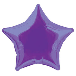 Balónik fóliový hviezda Purple