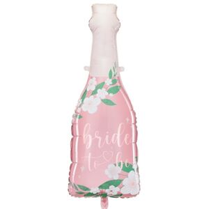 Balónik fóliový fľaša 'Bride to be' 38x102 cm