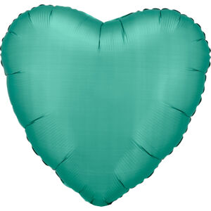 Balónik fóliový Srdce saténové nefritové 43 cm