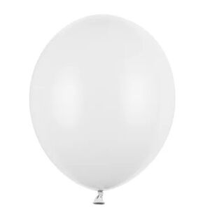 Balónik latexový biely 23cm 1ks