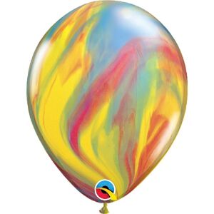 Balónik latexový mramor farebný 28 cm, 25 ks