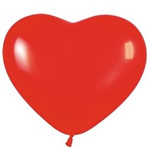 Balónik latexový srdce červené 26cm