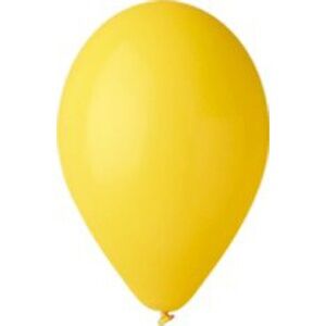 Balónik pastelový žltý 30cm 1ks