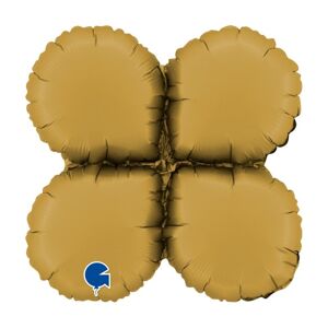 Balóniková základňa kvapky saténová zlatá 66 cm