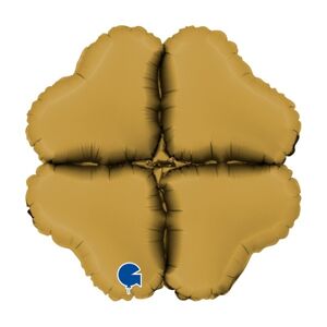 Balóniková základňa mini srdce saténová zlatá 30 cm