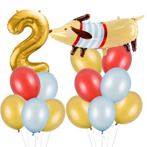 Balónový set - druhé narodeniny s jazvečíkom