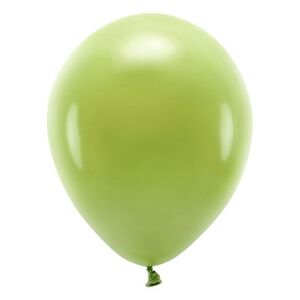 Balóniky latexové ECO pastelové olivovo zelené 26 cm 100 ks