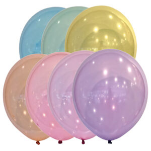 Balóniky latexové dekoratérske Droplets mix farieb 13 cm, 100 ks