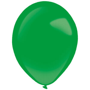 Balóniky latexové dekoratérske metalické zelené 27,5 cm (50 ks)