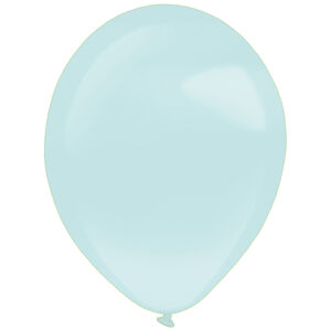 Balóniky latexové dekoratérske perleťové mintové 35 cm, 50 ks